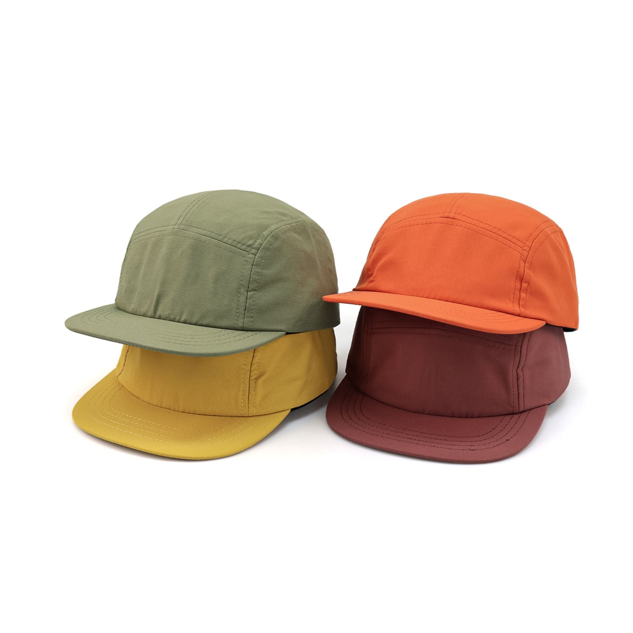 Burgundy 5-Panel Camp Cap