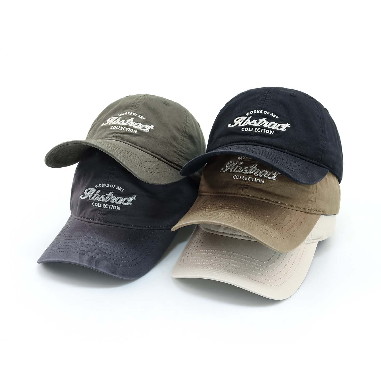 Olive "Abstract Collection" Embroidered Baseball Cap