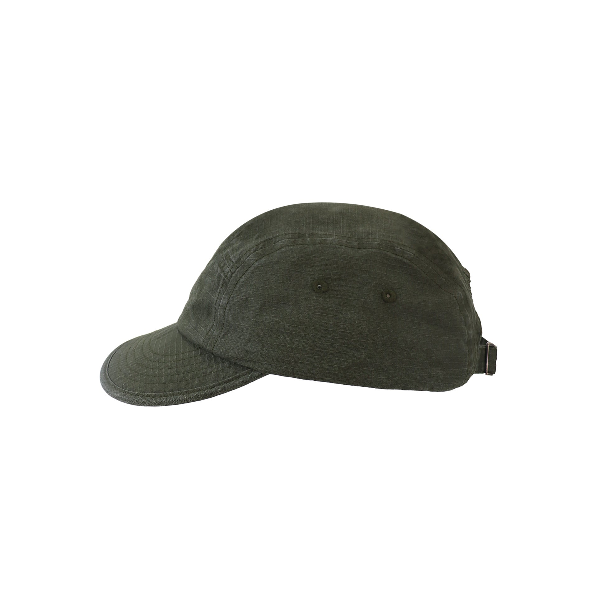 Sleek Dark Olive Washed Cadet Cap for Daily Wear