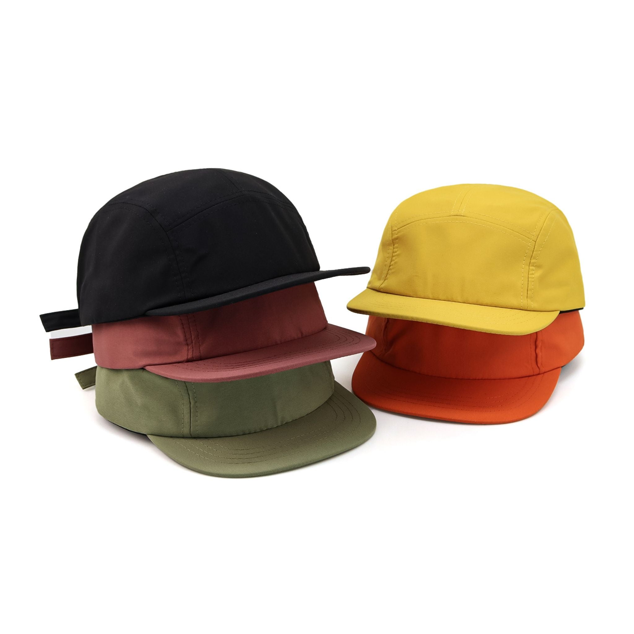 Burgundy 5-Panel Camp Cap