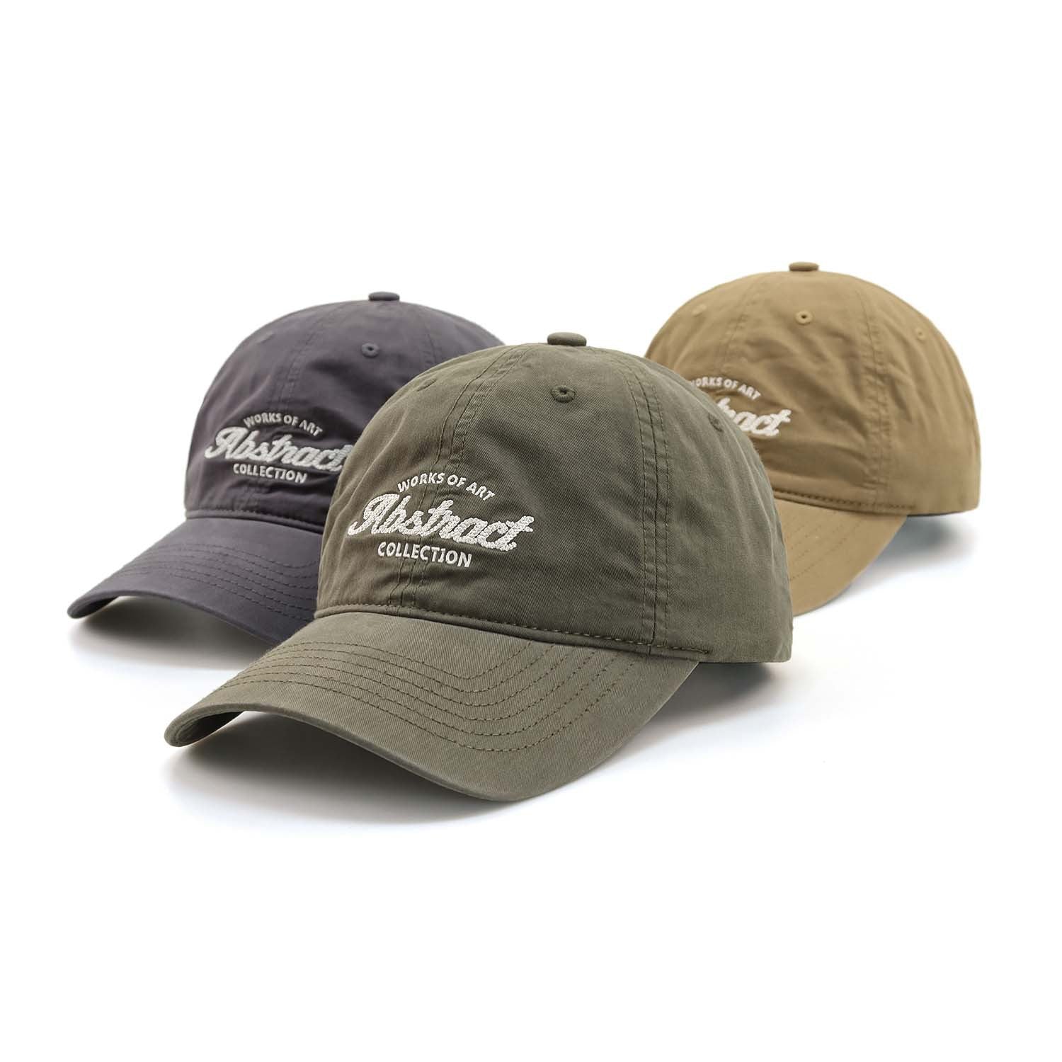 Olive "Abstract Collection" Embroidered Baseball Cap