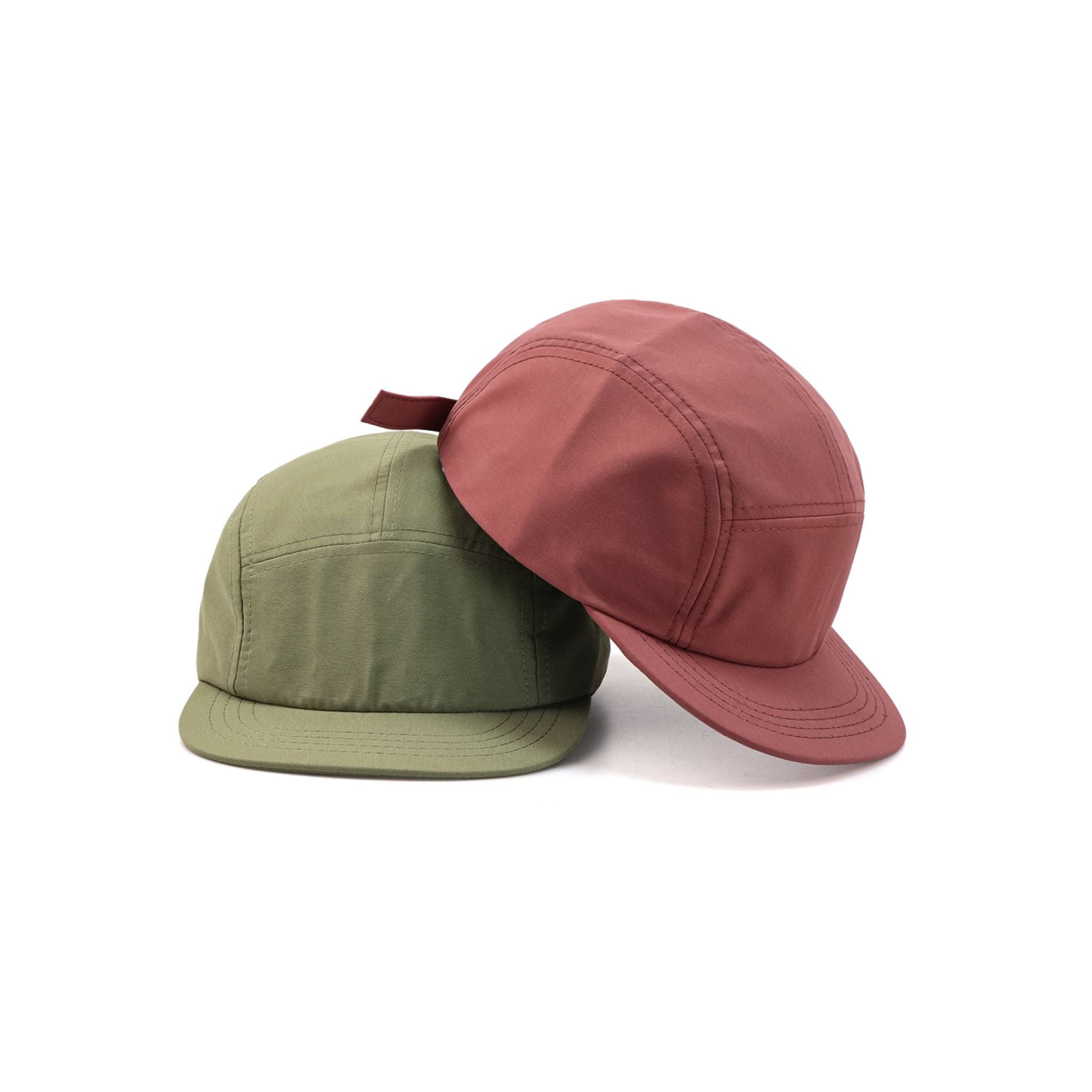 Burgundy 5-Panel Camp Cap
