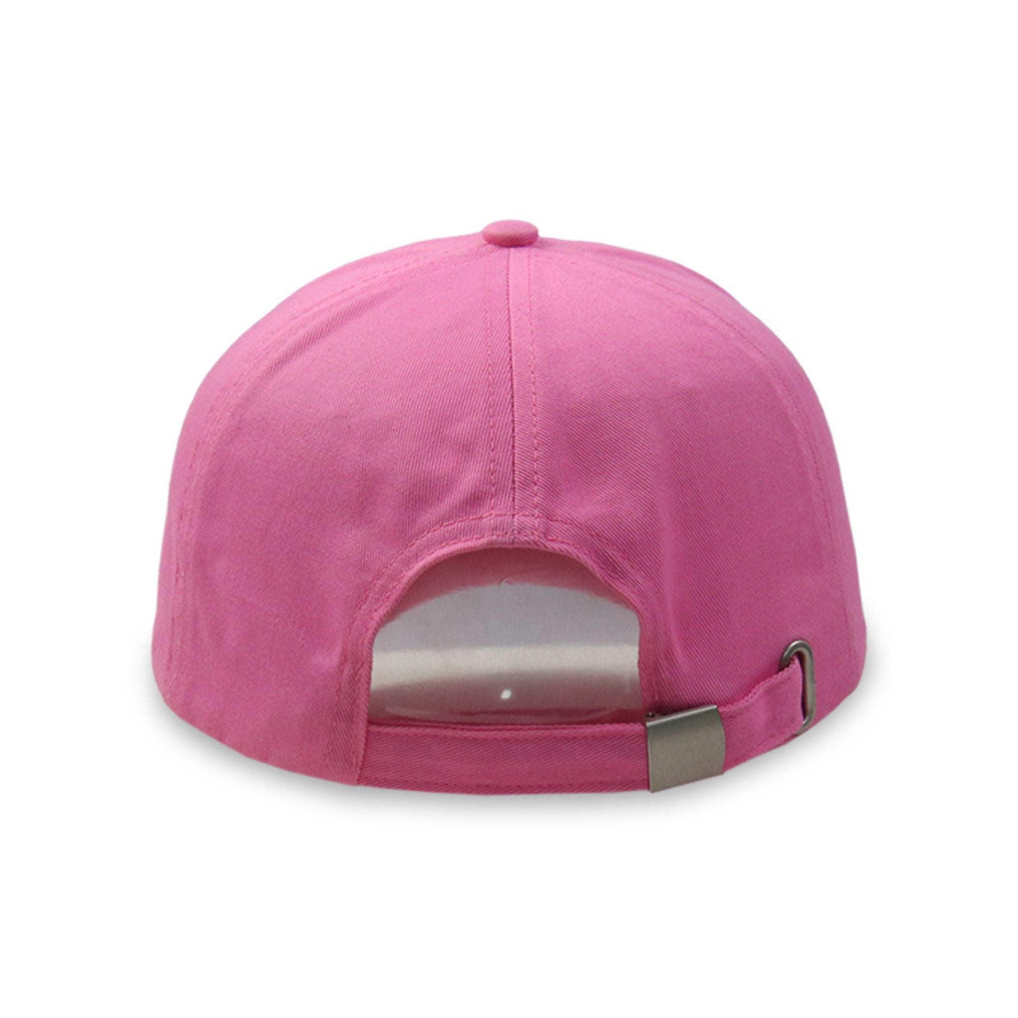 Pink Embroidered Baseball Cap
