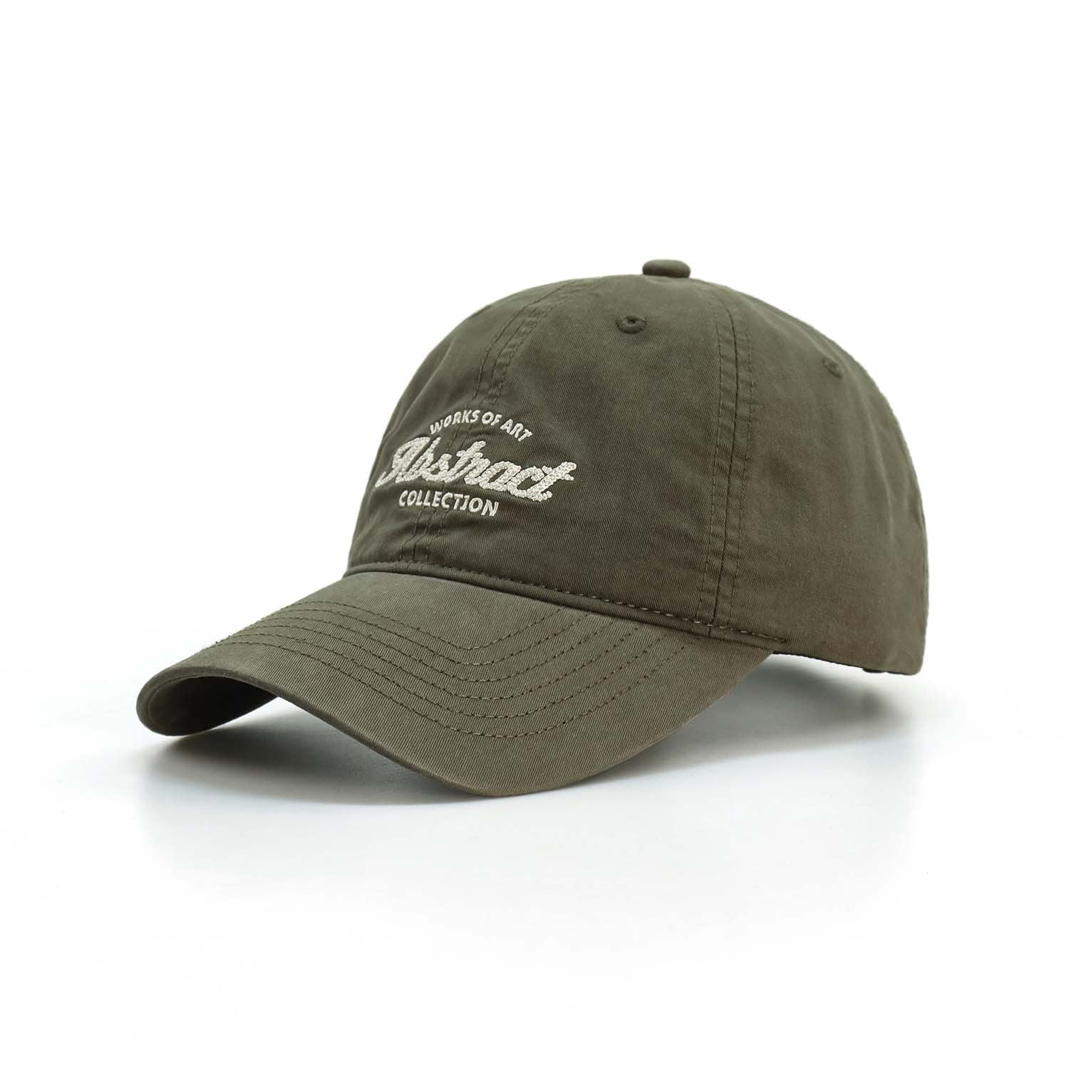 Olive "Abstract Collection" Embroidered Baseball Cap