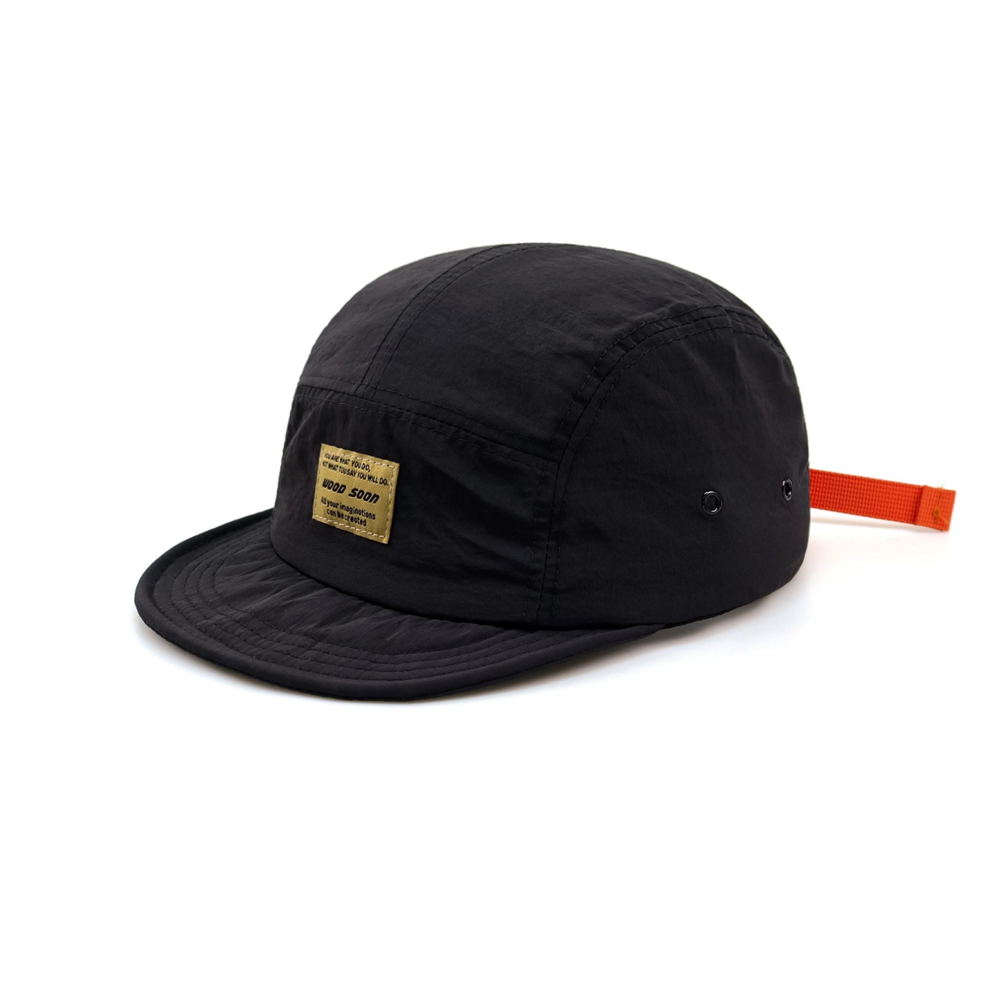 Nylon Cap With Branded Tag & Strap