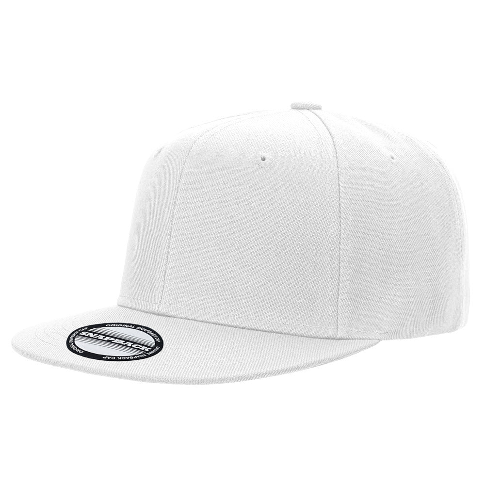 Royal Blue Structured Flat Brim Snapback Hat