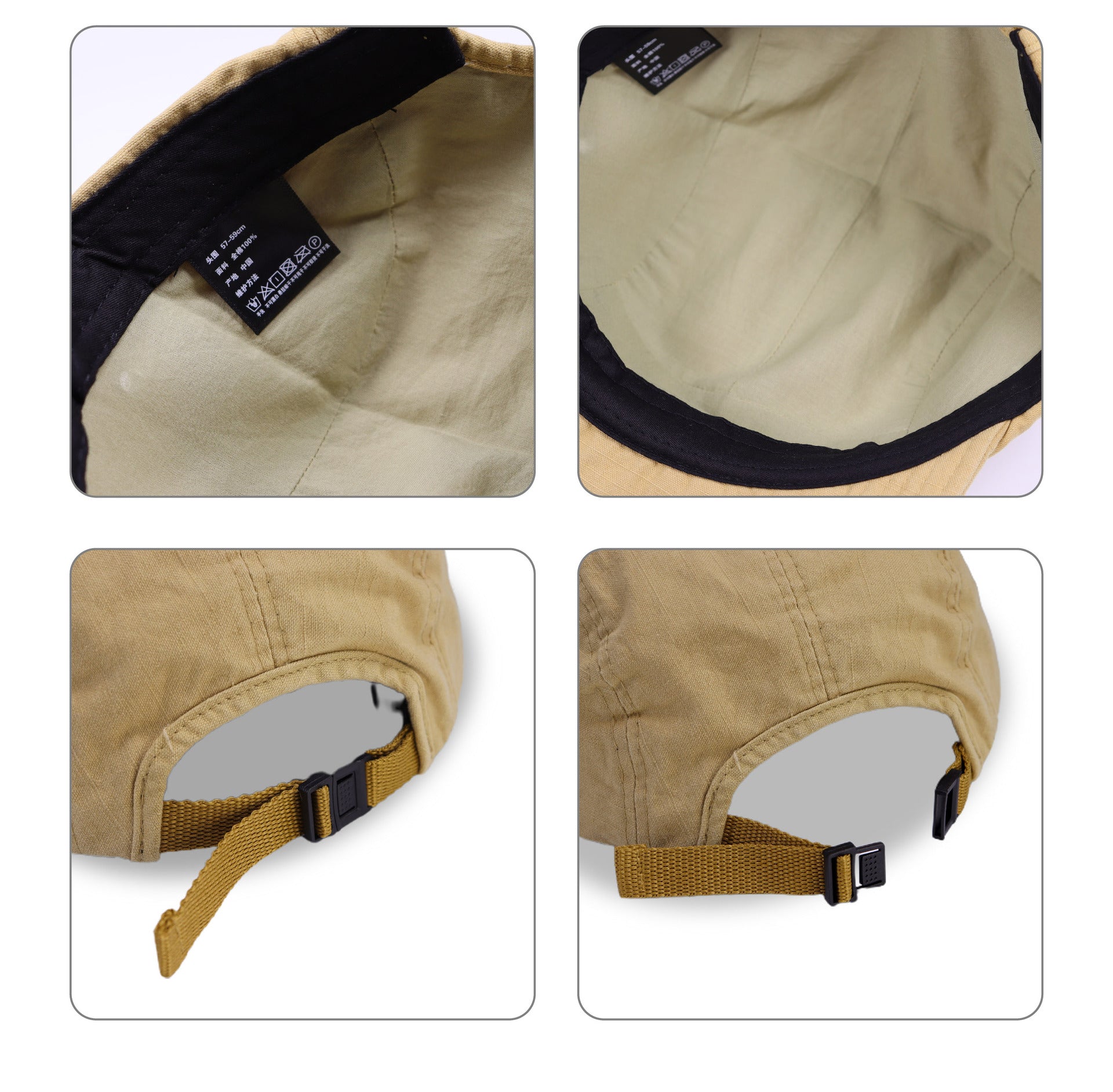 Outdoor Embroidered 5-Panel Camp Cap