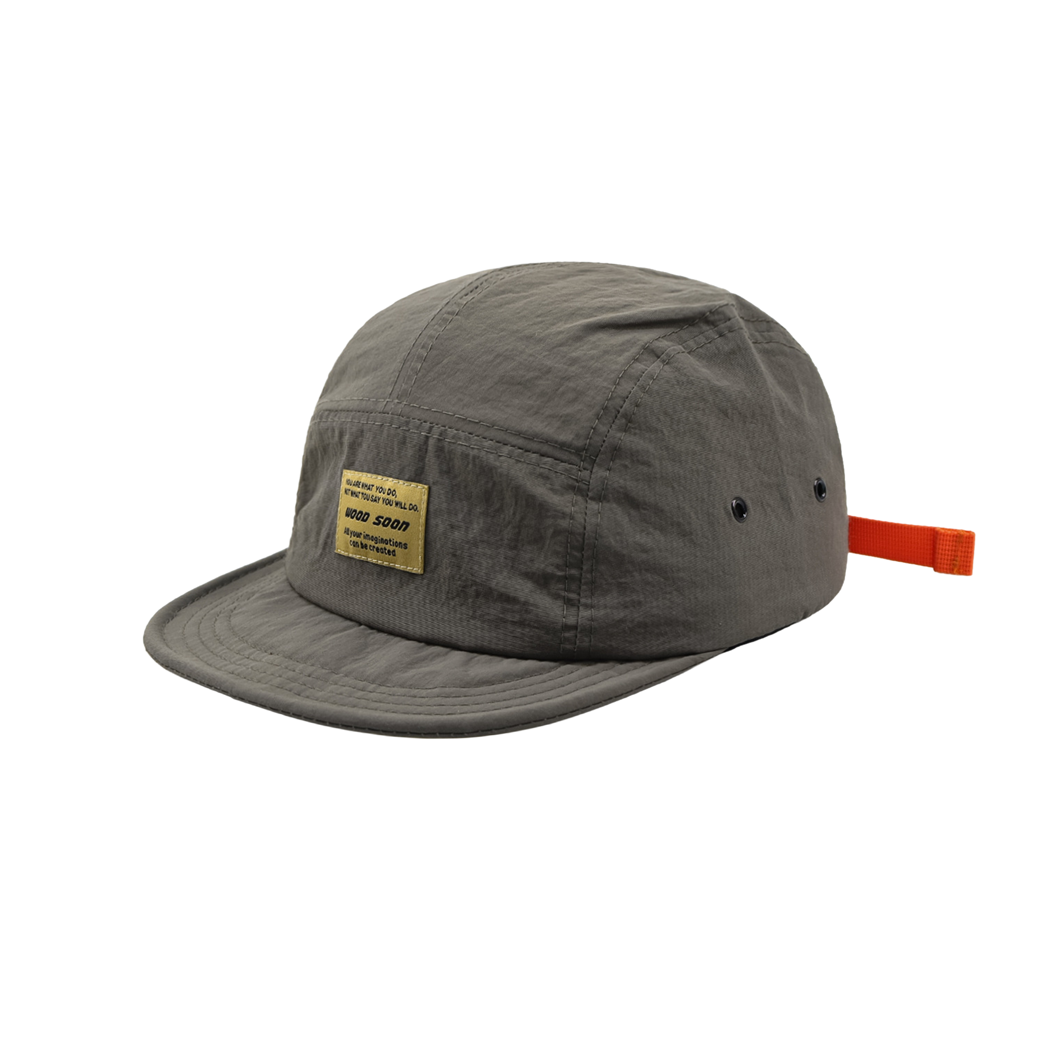 Nylon Cap With Branded Tag & Strap