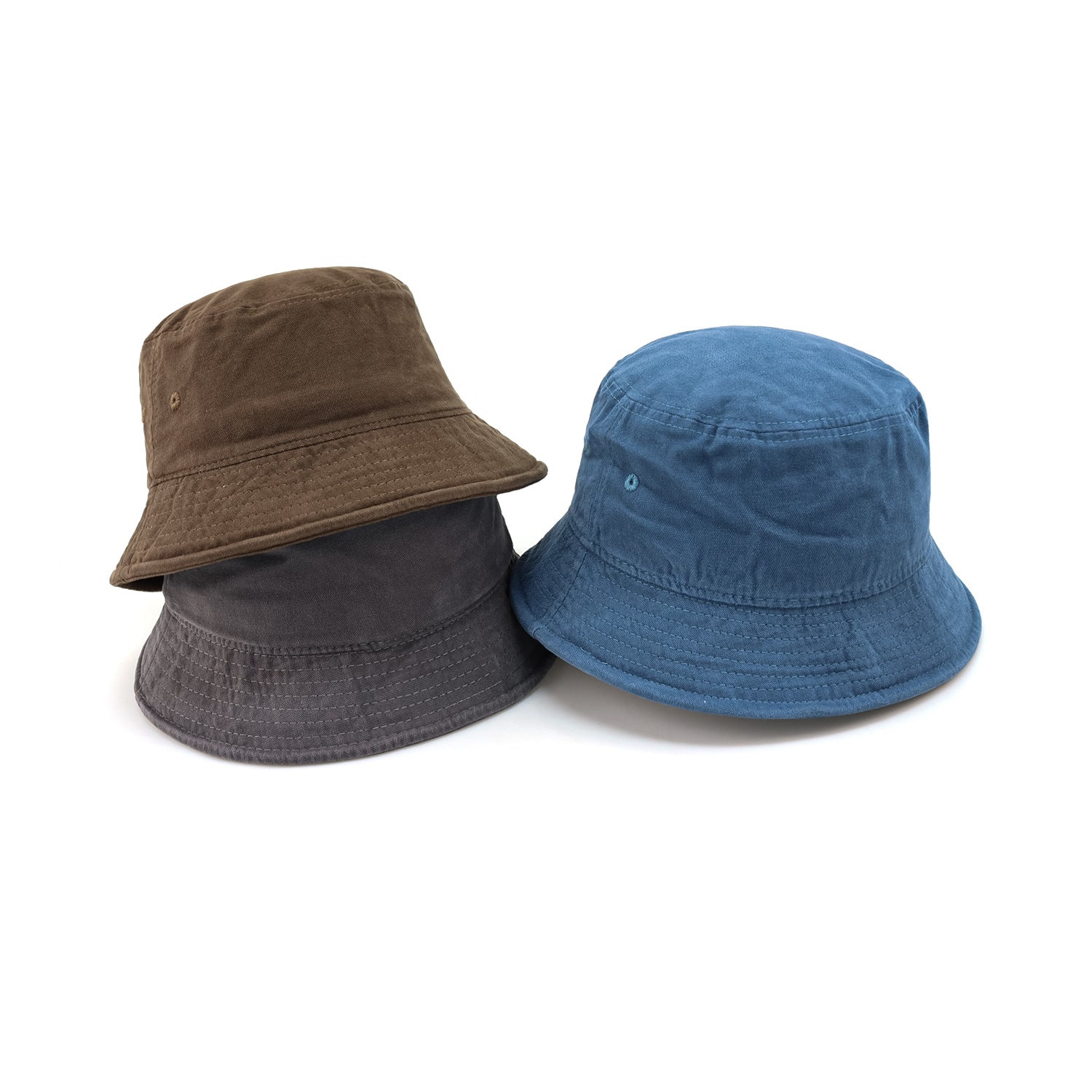 Minimalist Black Casual Bucket Hat