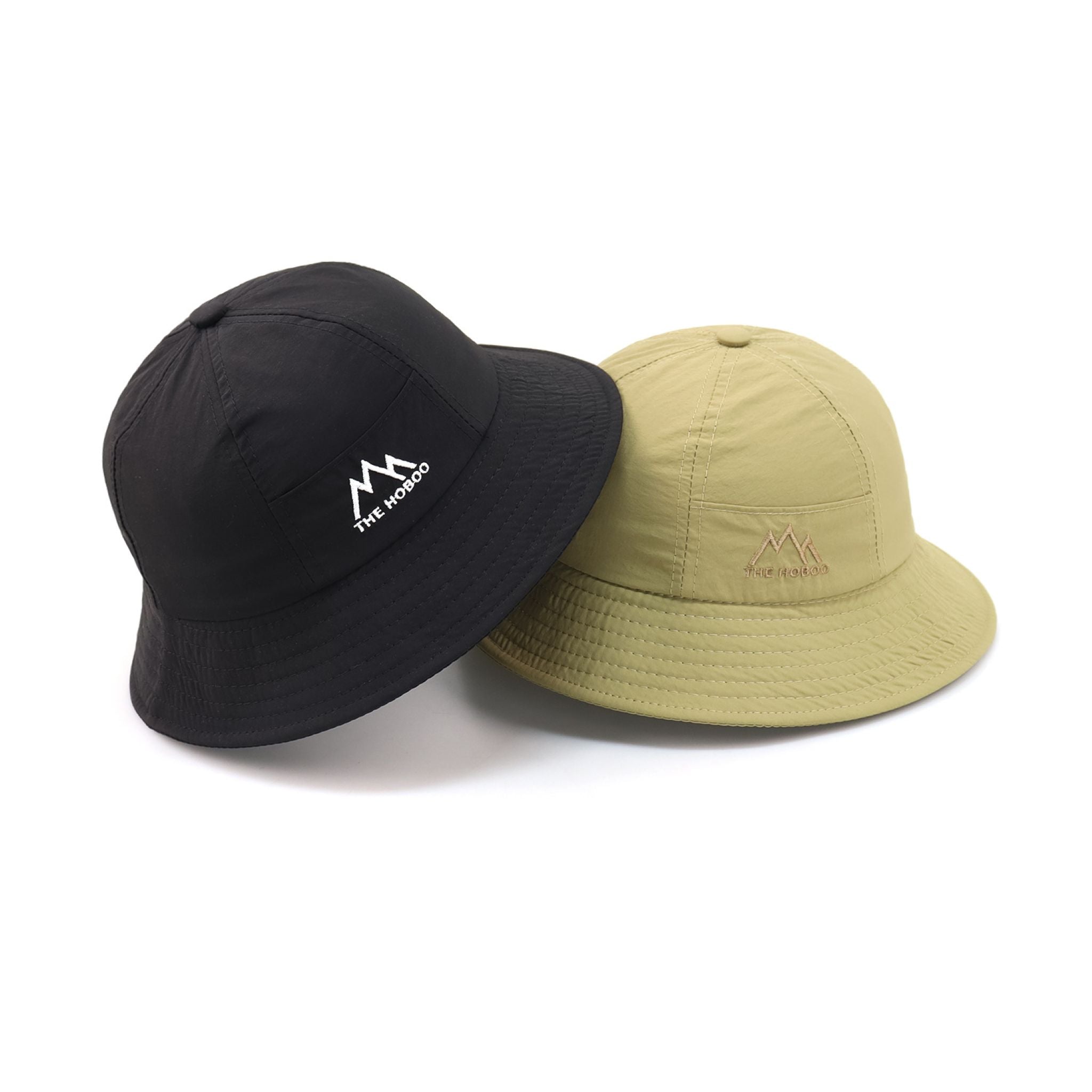 Black & Beige Outdoor Bucket Hat