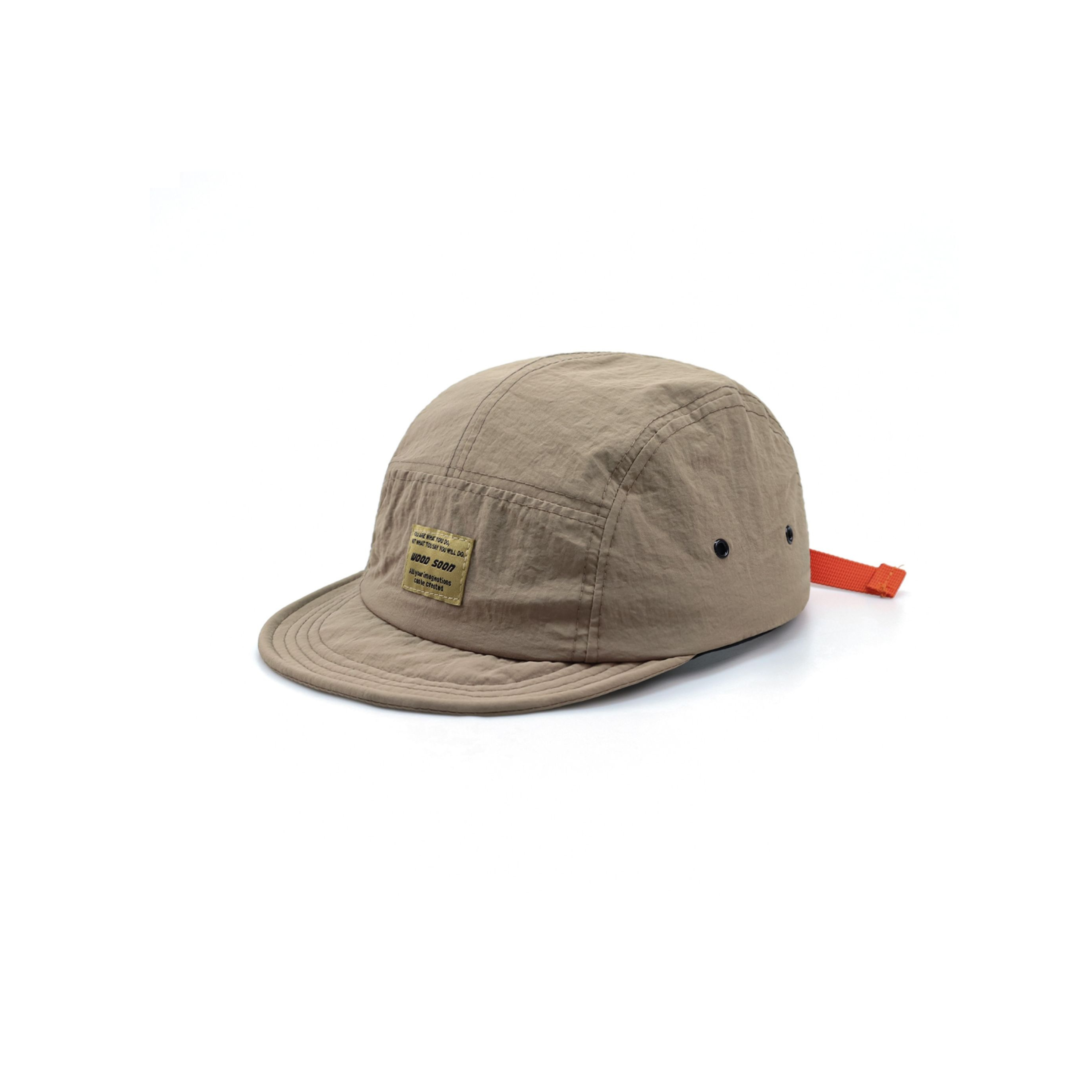 Nylon Cap With Branded Tag & Strap