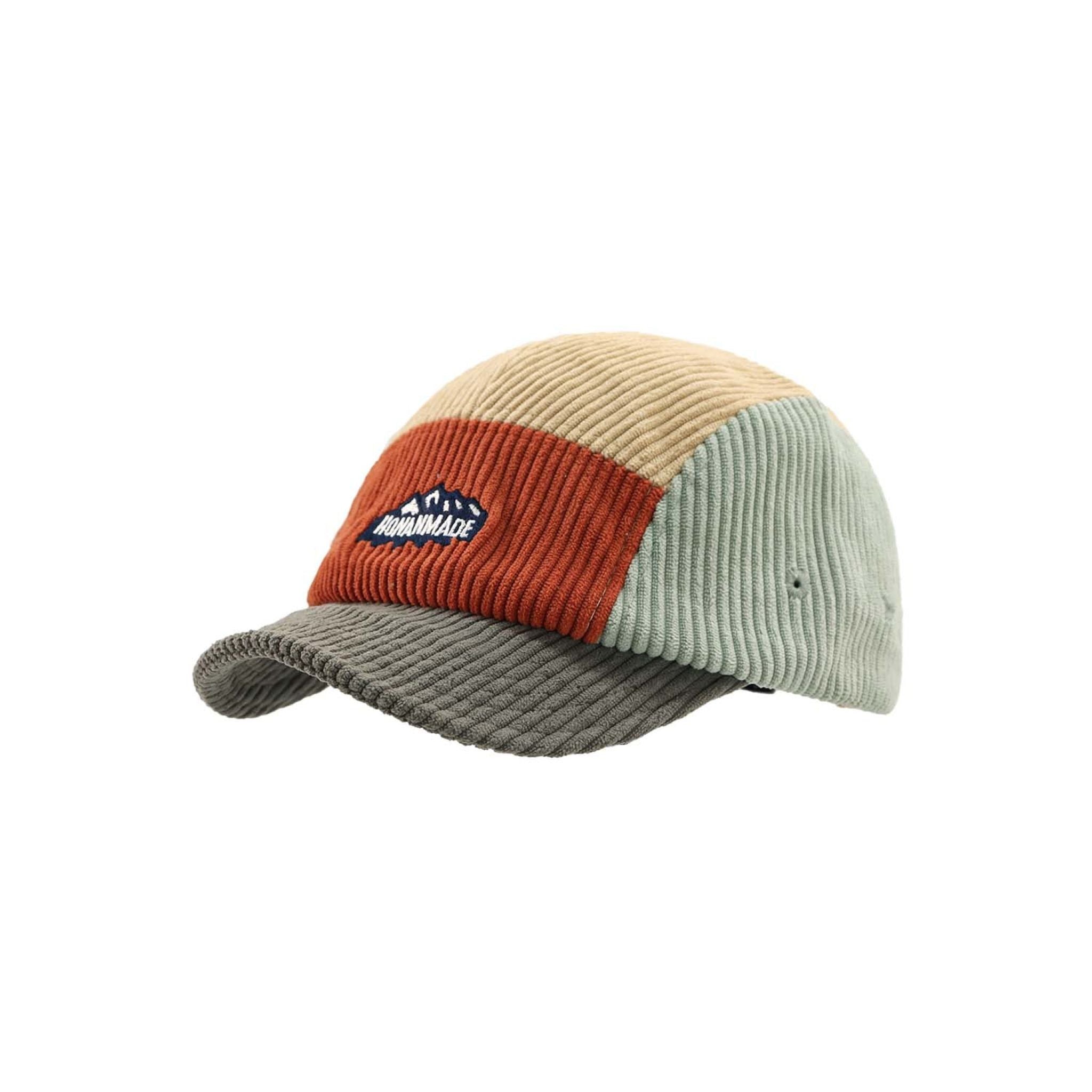 Corduroy Color-Block 5-Panel Camp Cap
