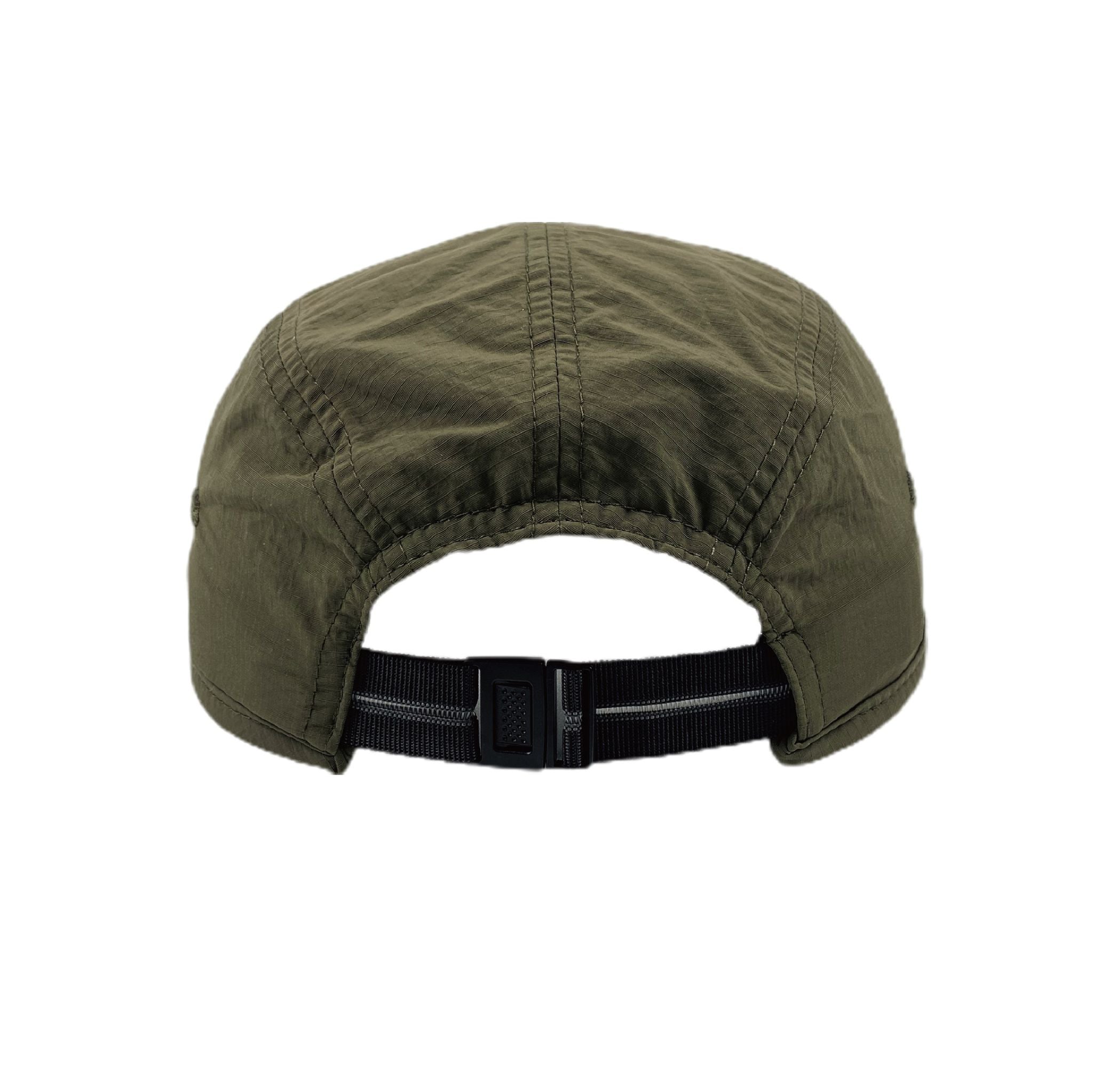 Olive 5-Panel Color-Block Camp Cap