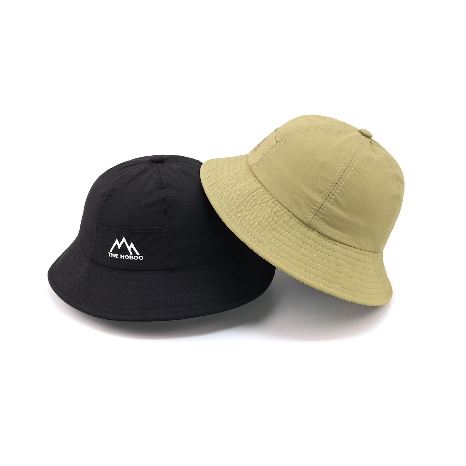 Trendy Olive THEHOBOO Logo Bucket Hat
