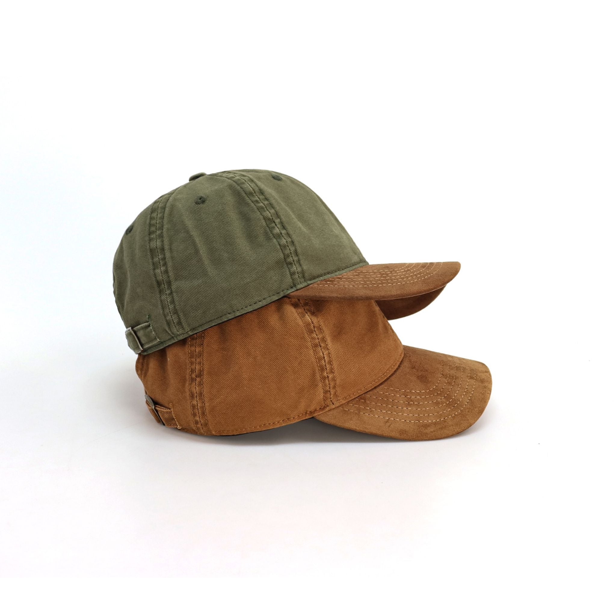 Camel Casual Suede Finish Baseball Cap