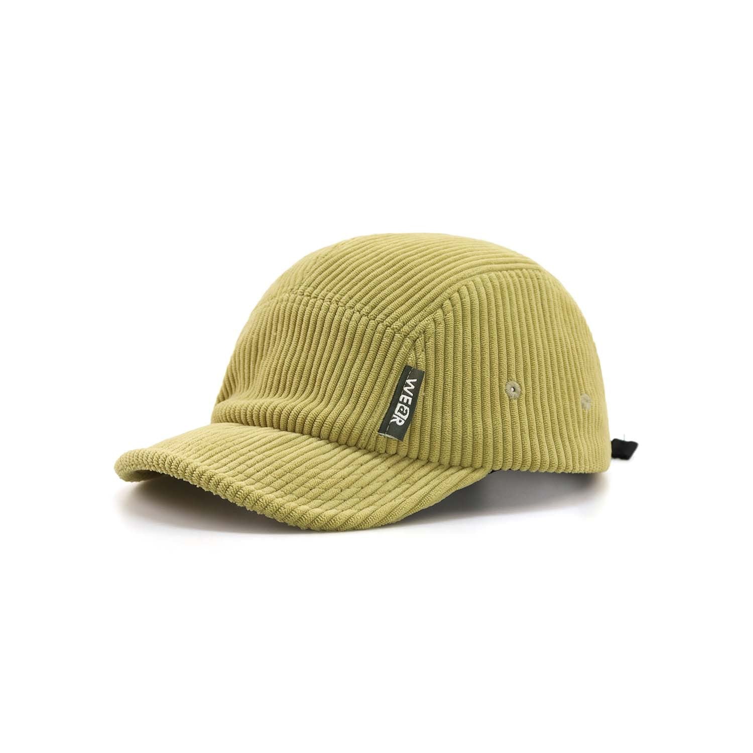 Sage Corduroy 5-Panel Camp Cap
