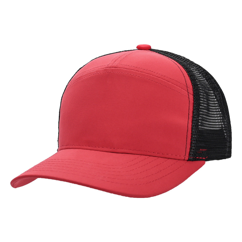 Olive & Black Two-Tone Mesh Trucker Cap