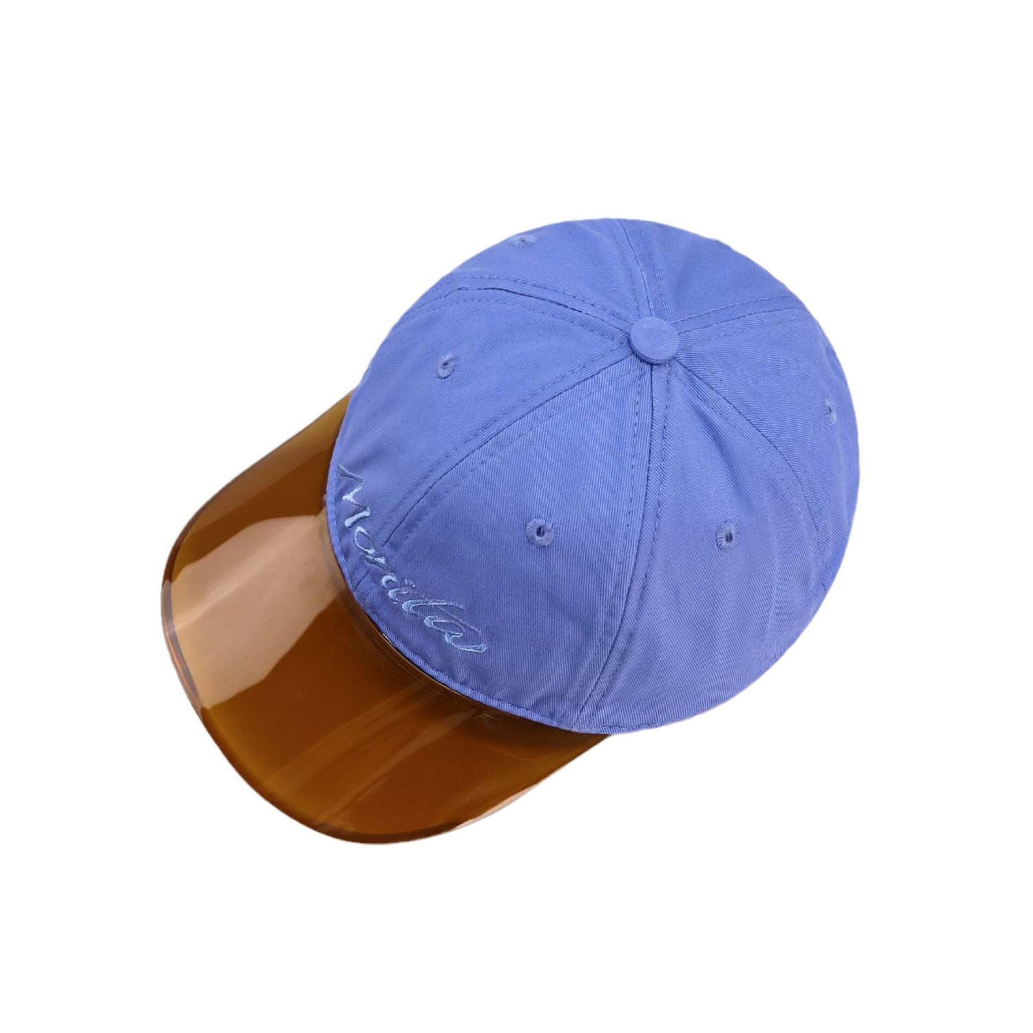 Stylish Neon Lime Clear Brim Baseball Hat