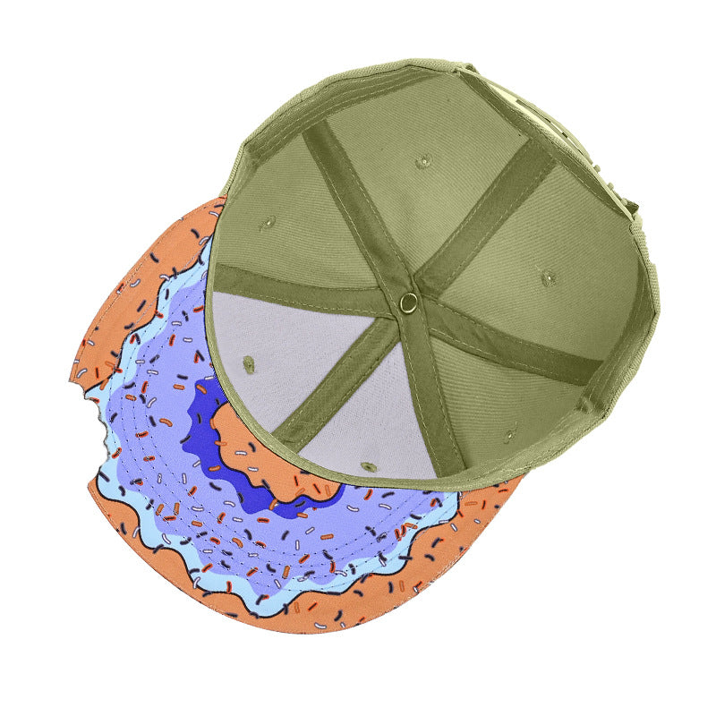 Contrast Brim Snapback Cap