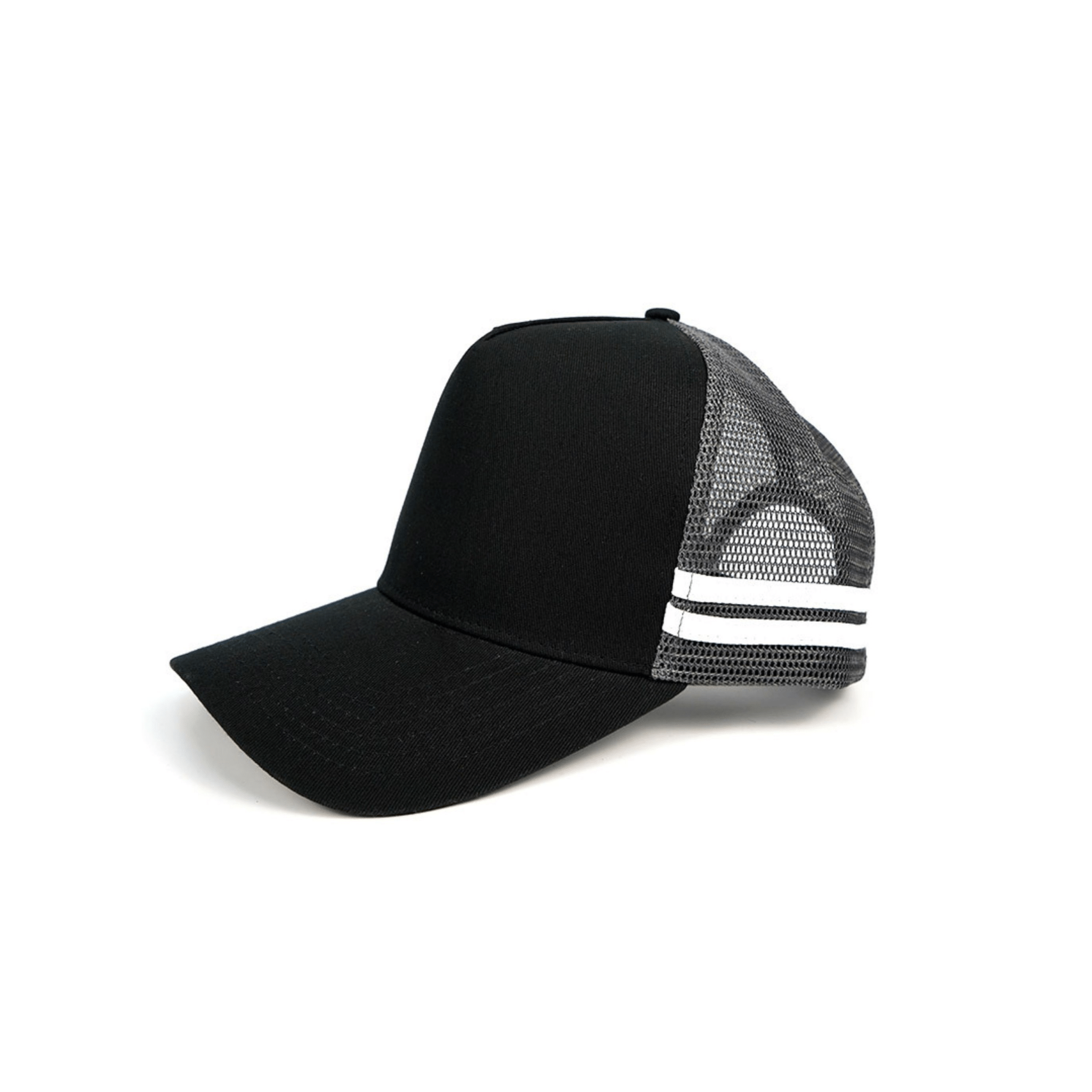 Breathable Black Trucker Hat