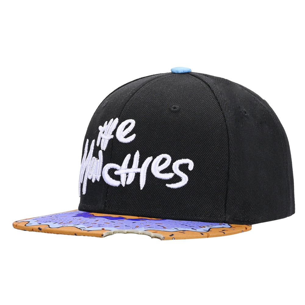 Contrast Brim Snapback Cap