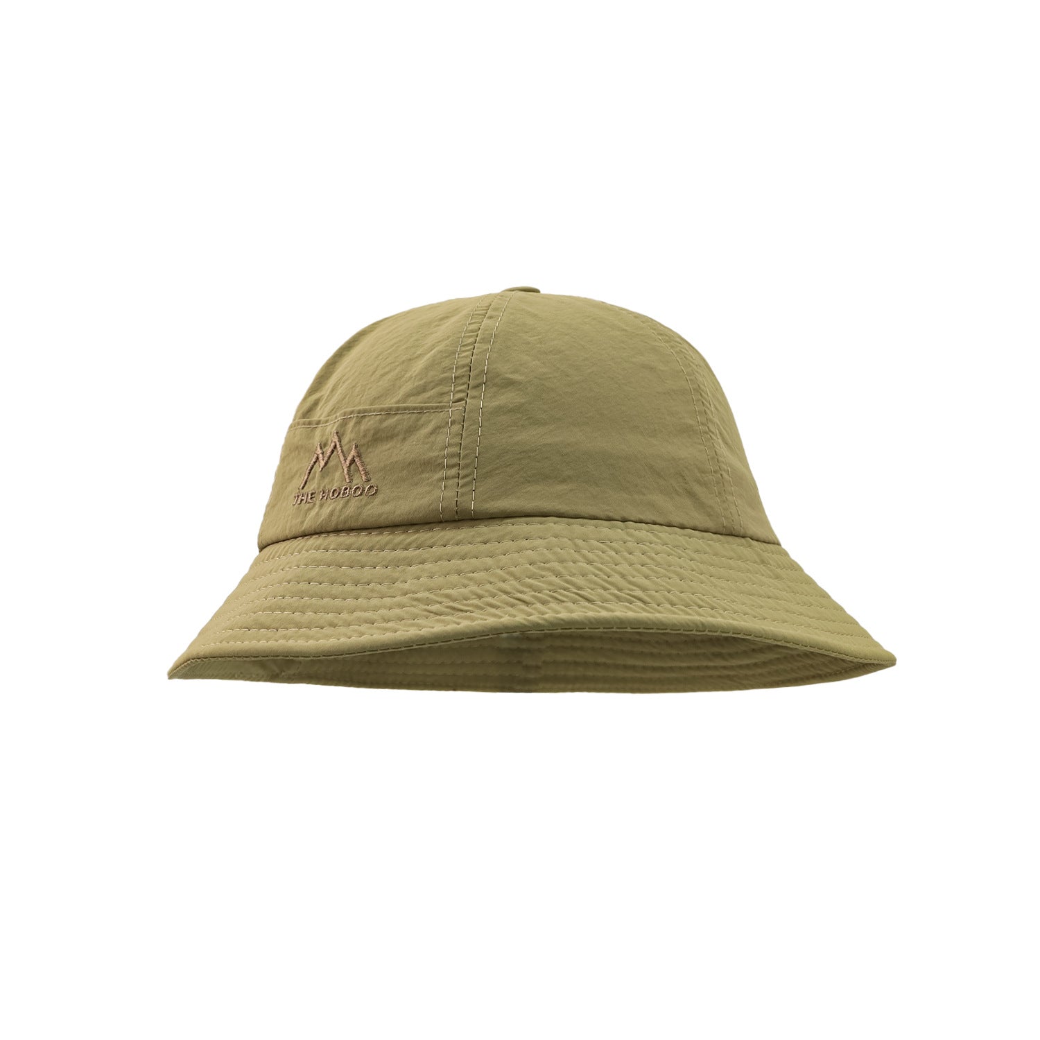 Trendy Olive THEHOBOO Logo Bucket Hat