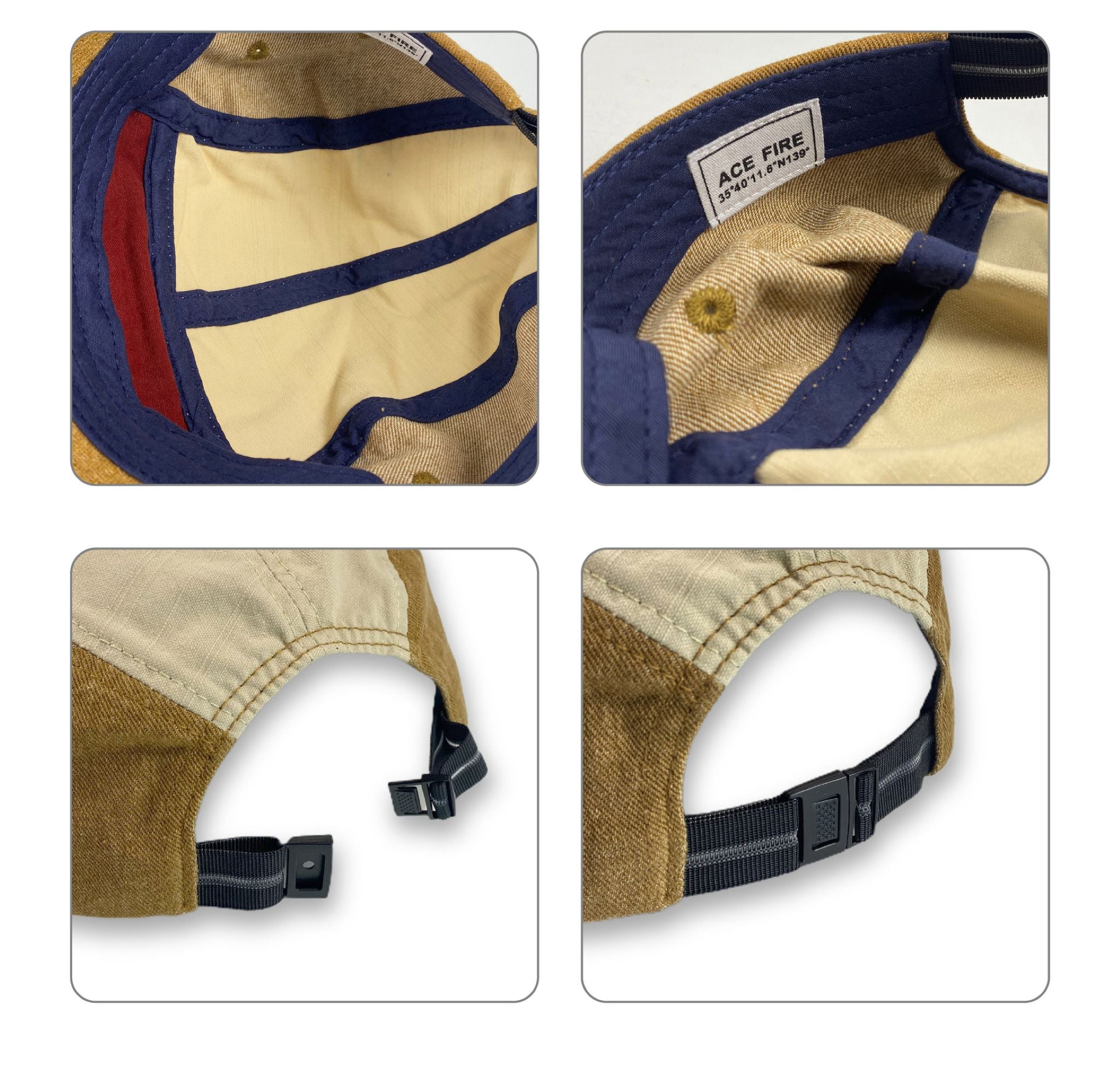 Color-Block 5-Panel Camp Cap