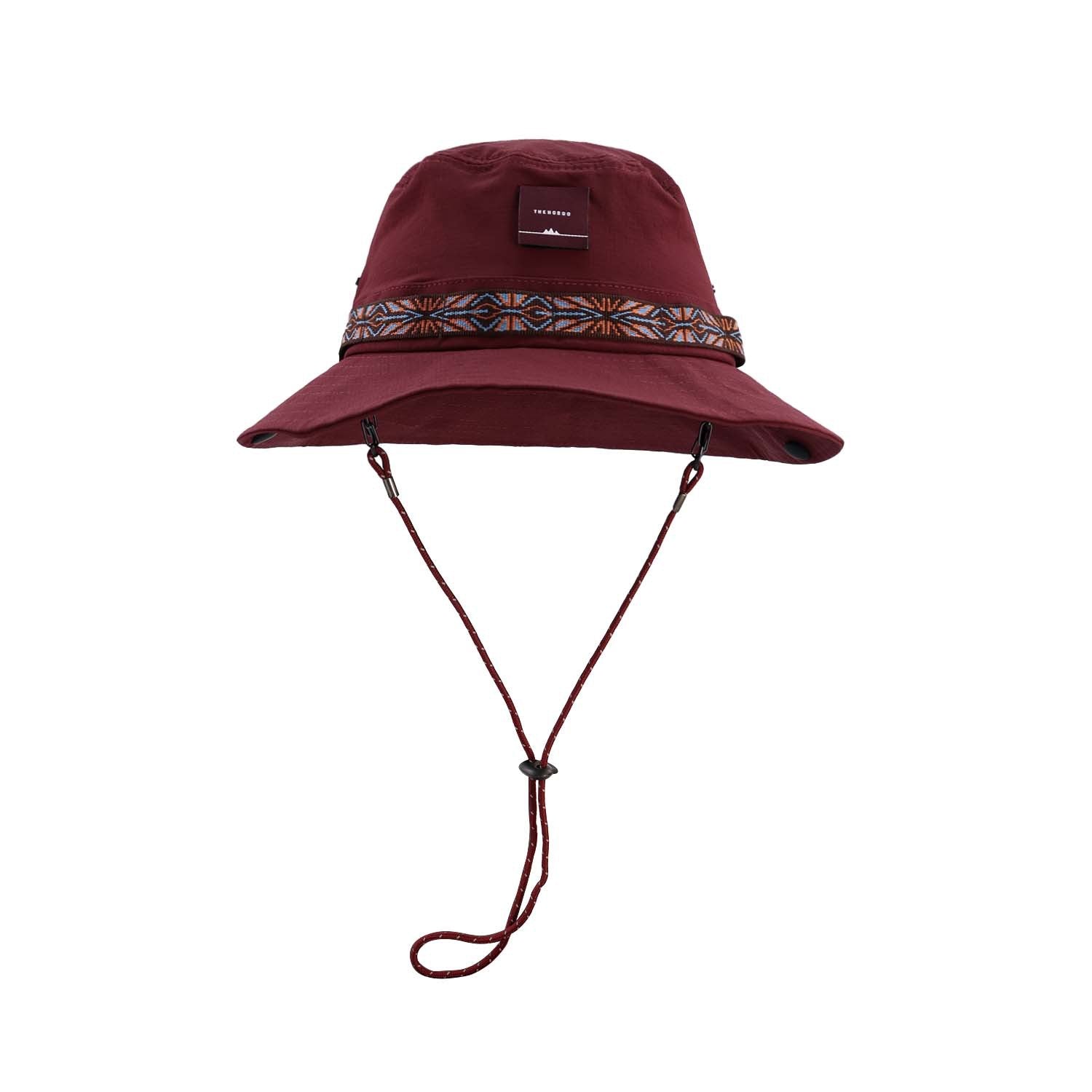 Adventure Bucket Hat - Olive with Patterned Band