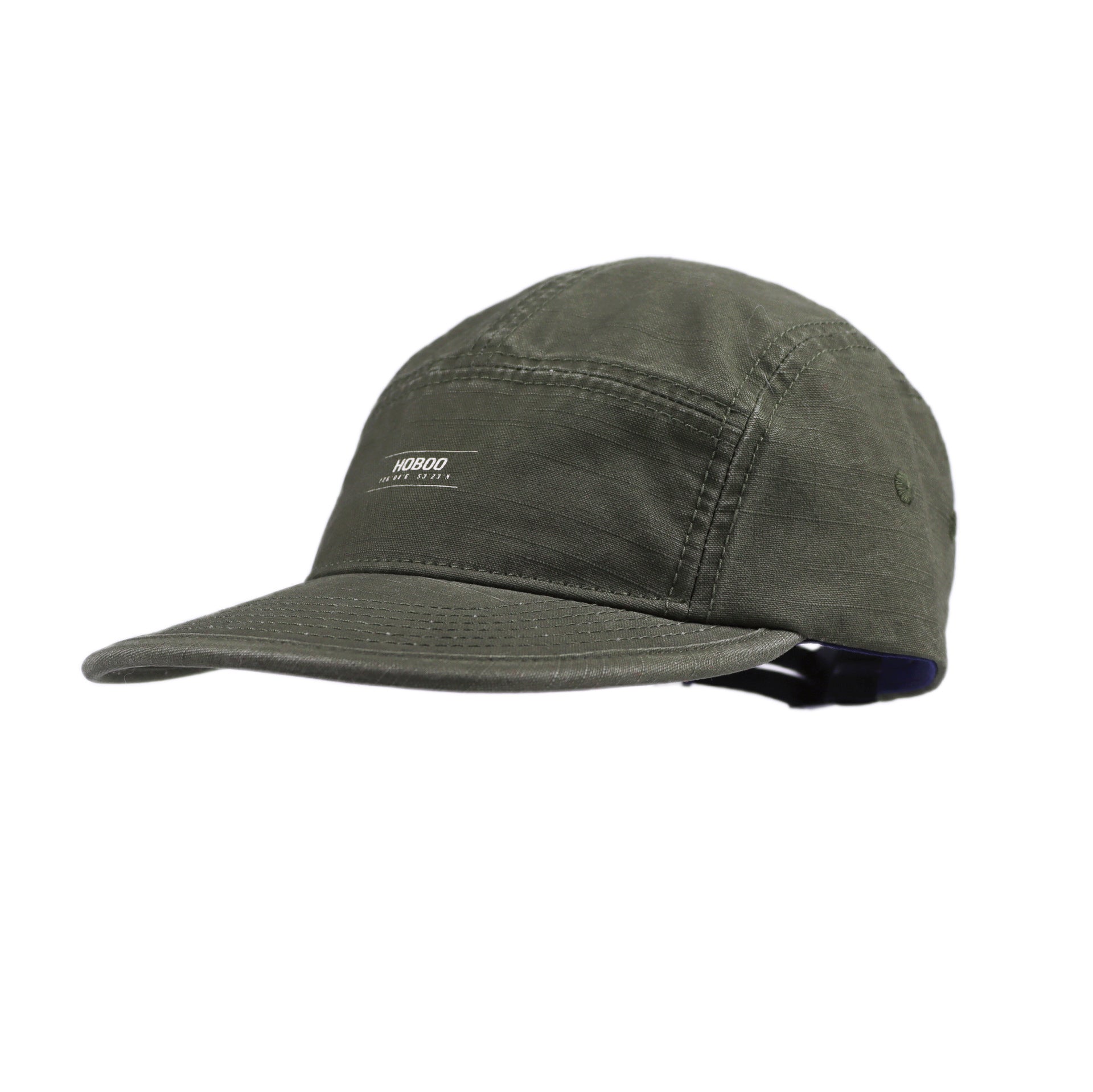 Olive 5-Panel Camp Cap