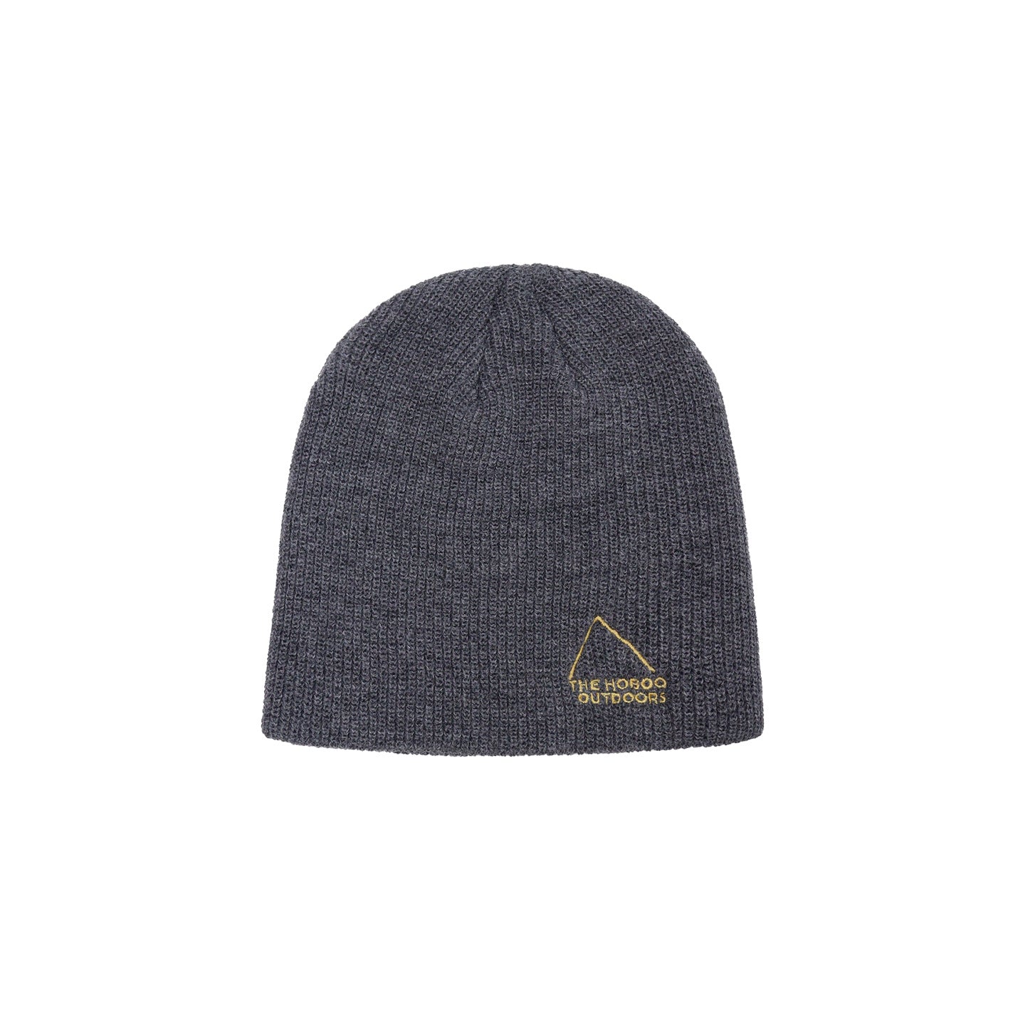 Warm Brown Ribbed Knit Beanie Cap