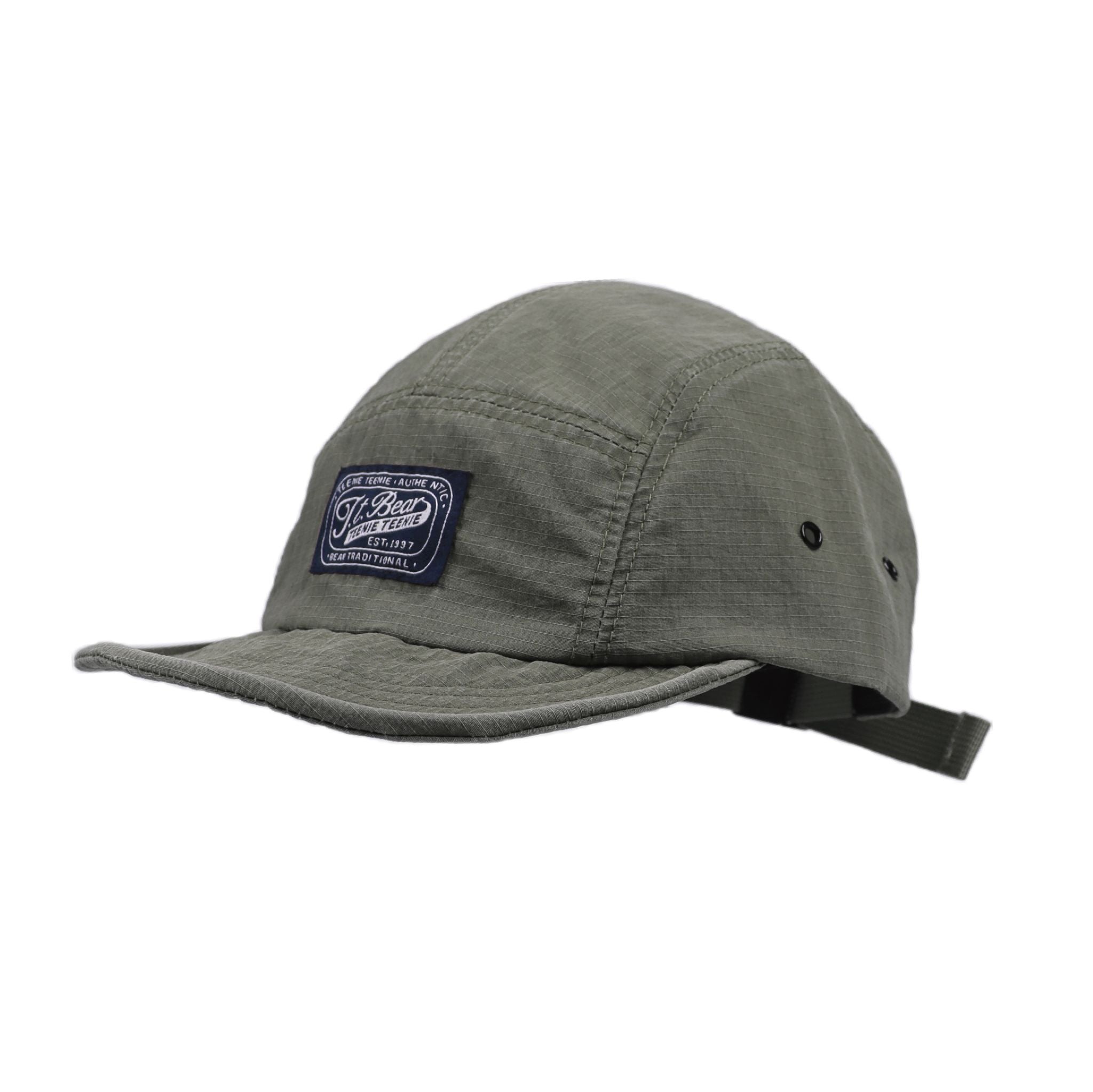 Vintage Beige 5-Panel Camp Cap