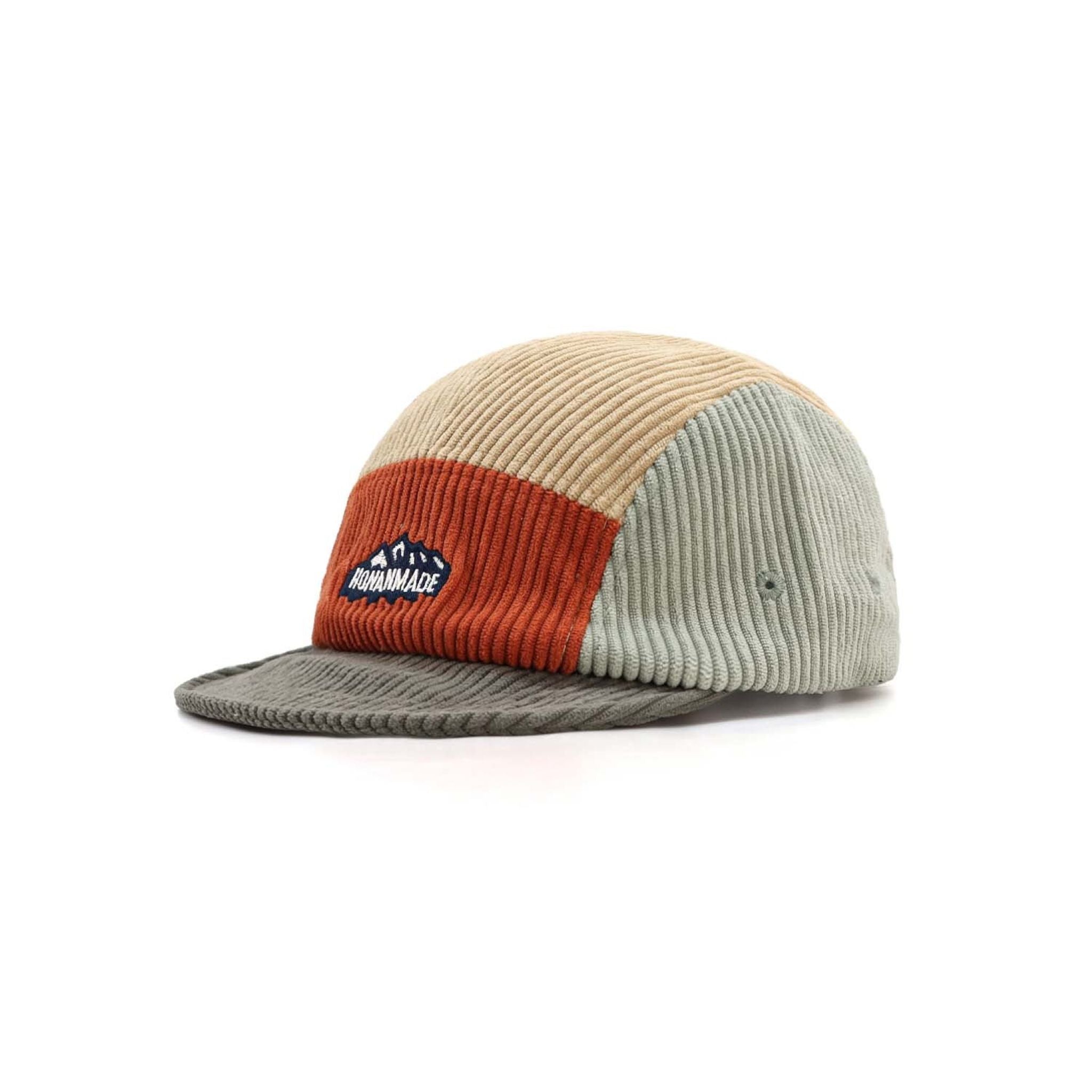 Corduroy Color-Block 5-Panel Camp Cap