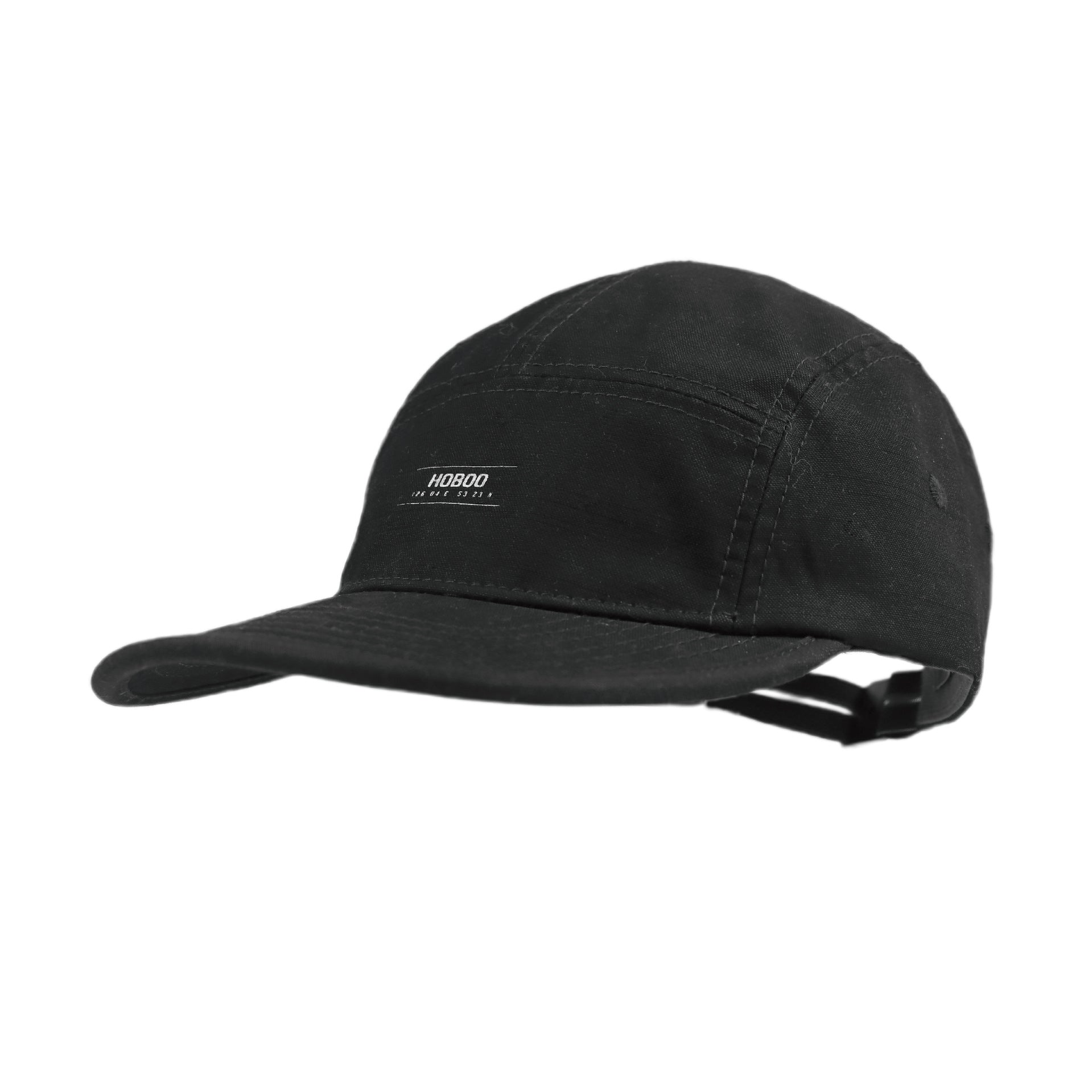 Olive 5-Panel Embroidered Camp Cap