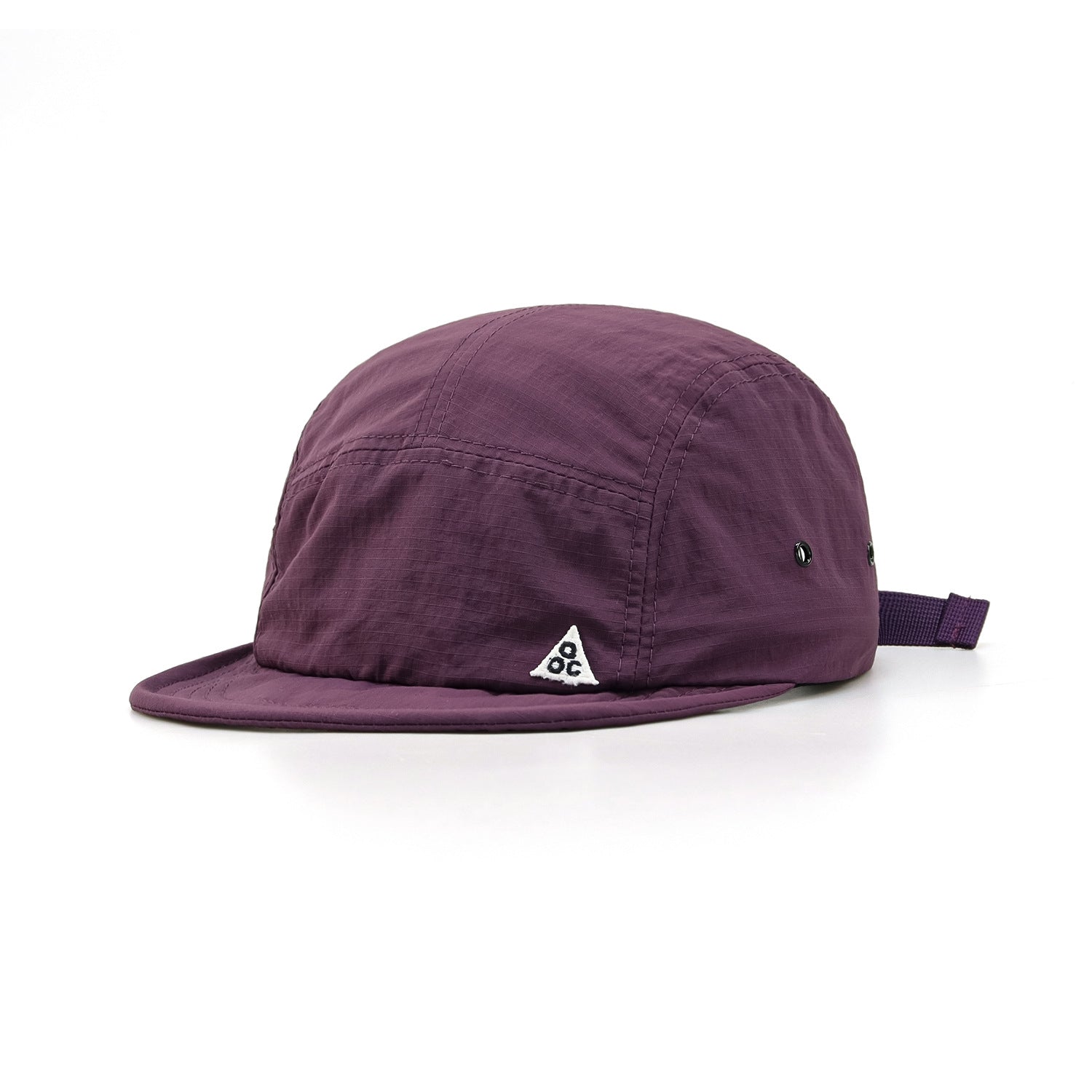 Olive 5-Panel Logo Patch Camp Cap