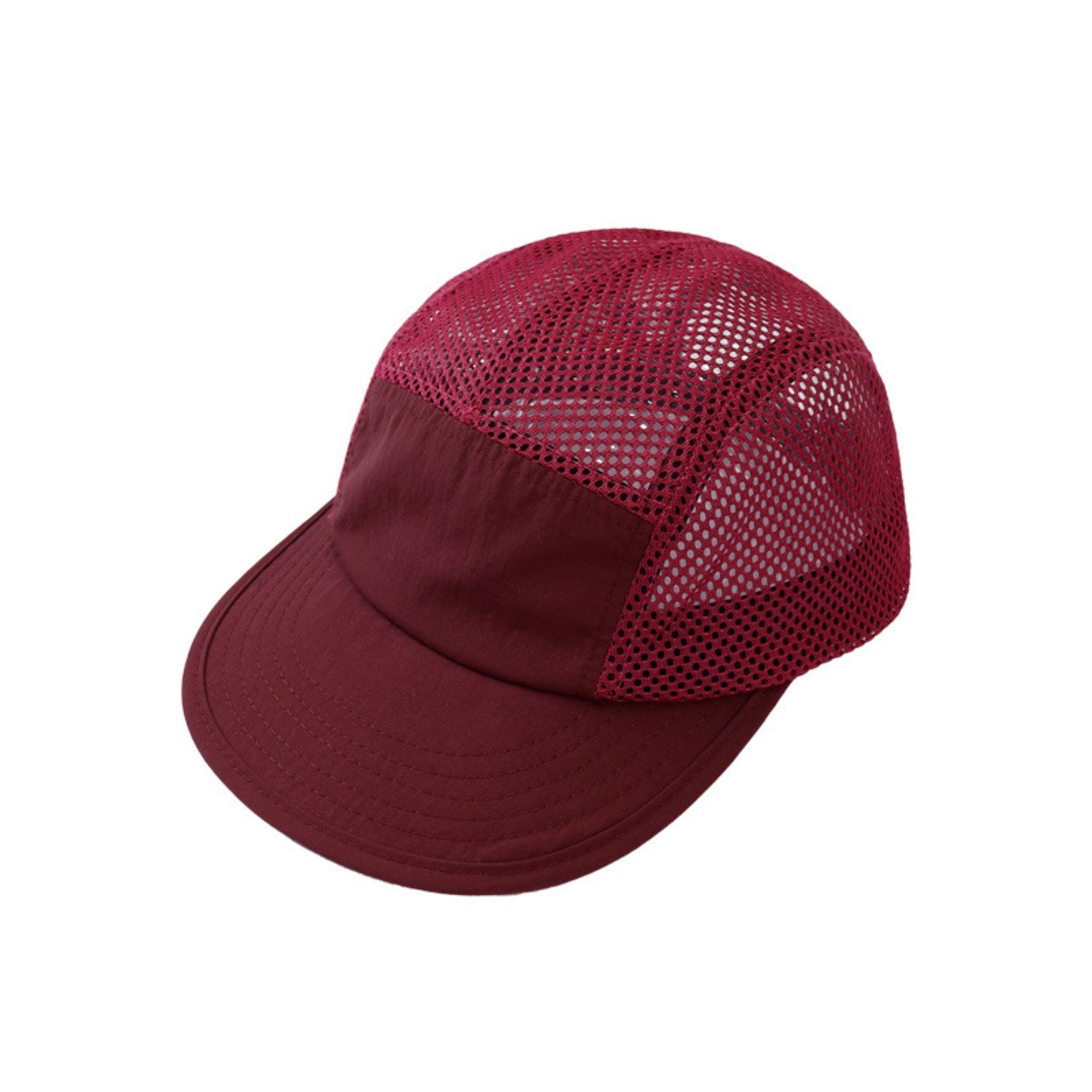 Breathable Mesh Olive 5-Panel Cap