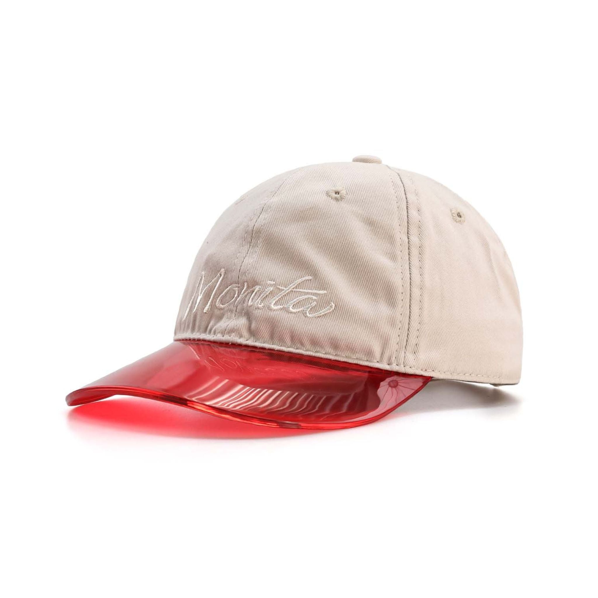 Stylish Neon Lime Clear Brim Baseball Hat