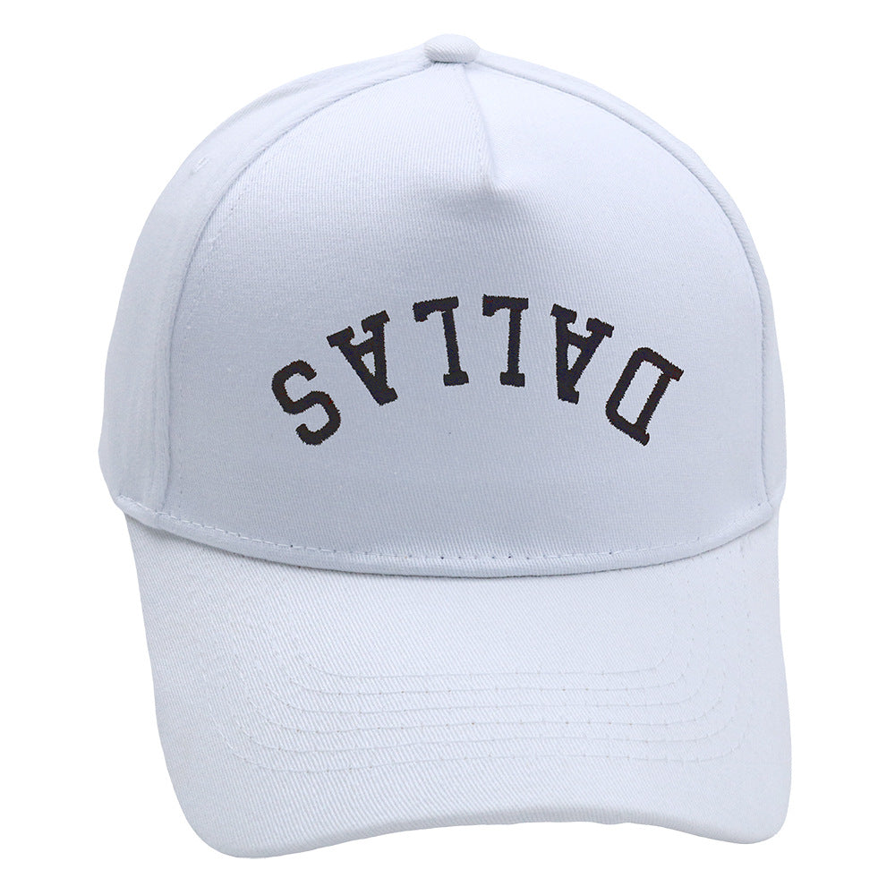 White "DALLAS" Embroidered Baseball Cap