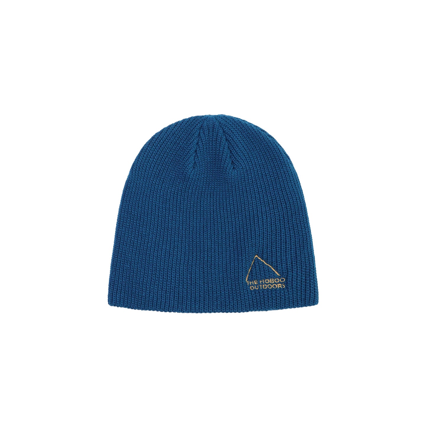 Warm Brown Ribbed Knit Beanie Cap