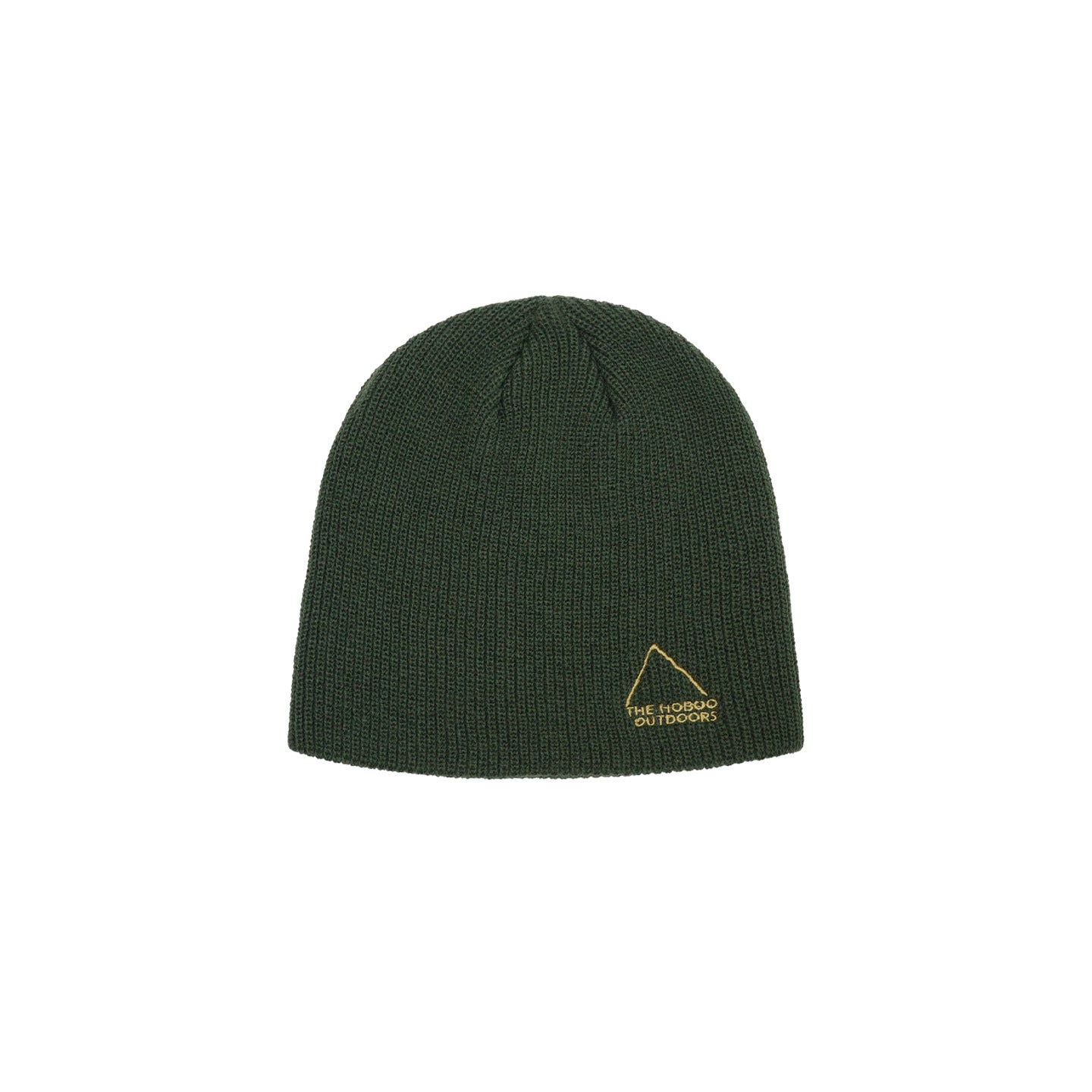 Warm Brown Ribbed Knit Beanie Cap