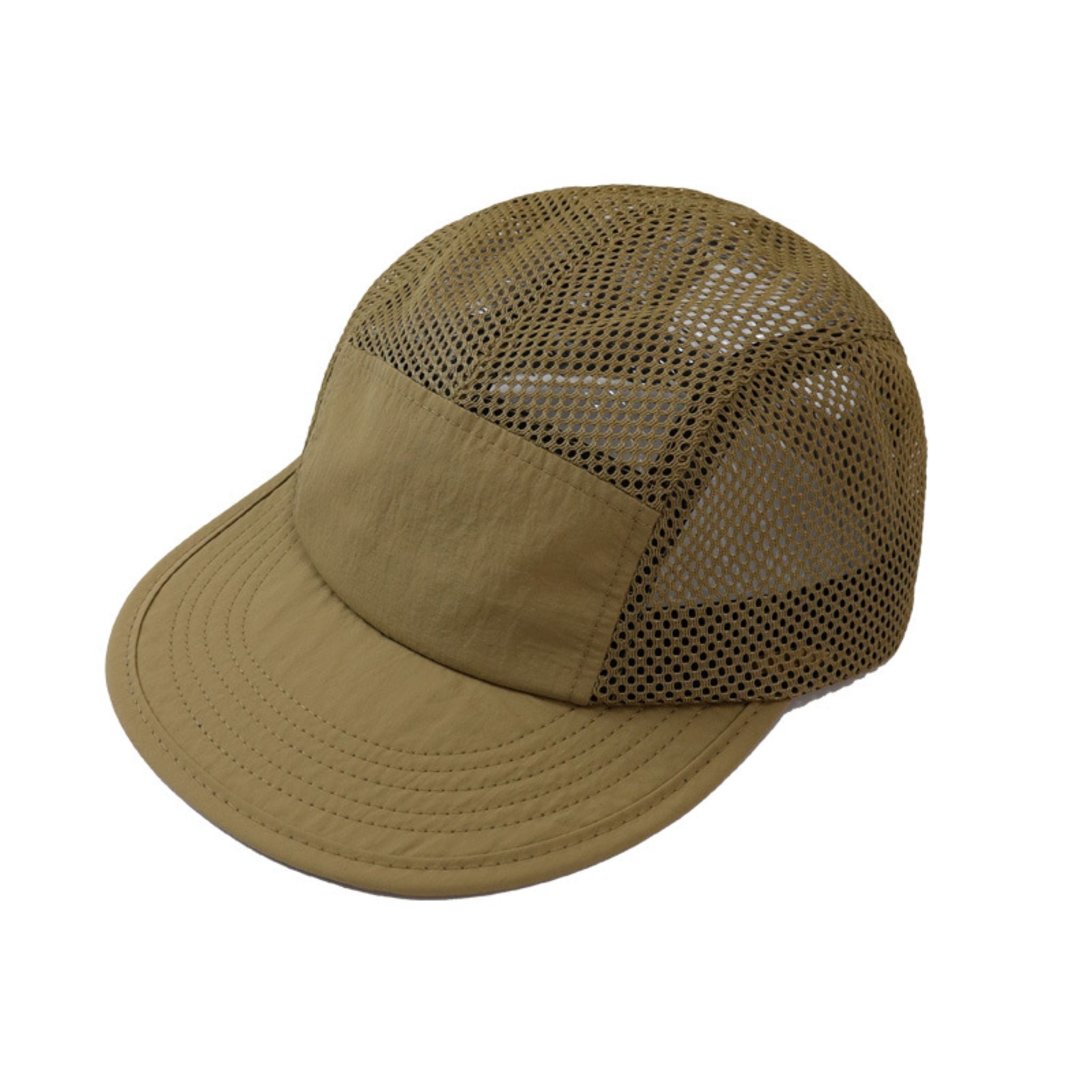 Breathable Mesh Olive 5-Panel Cap